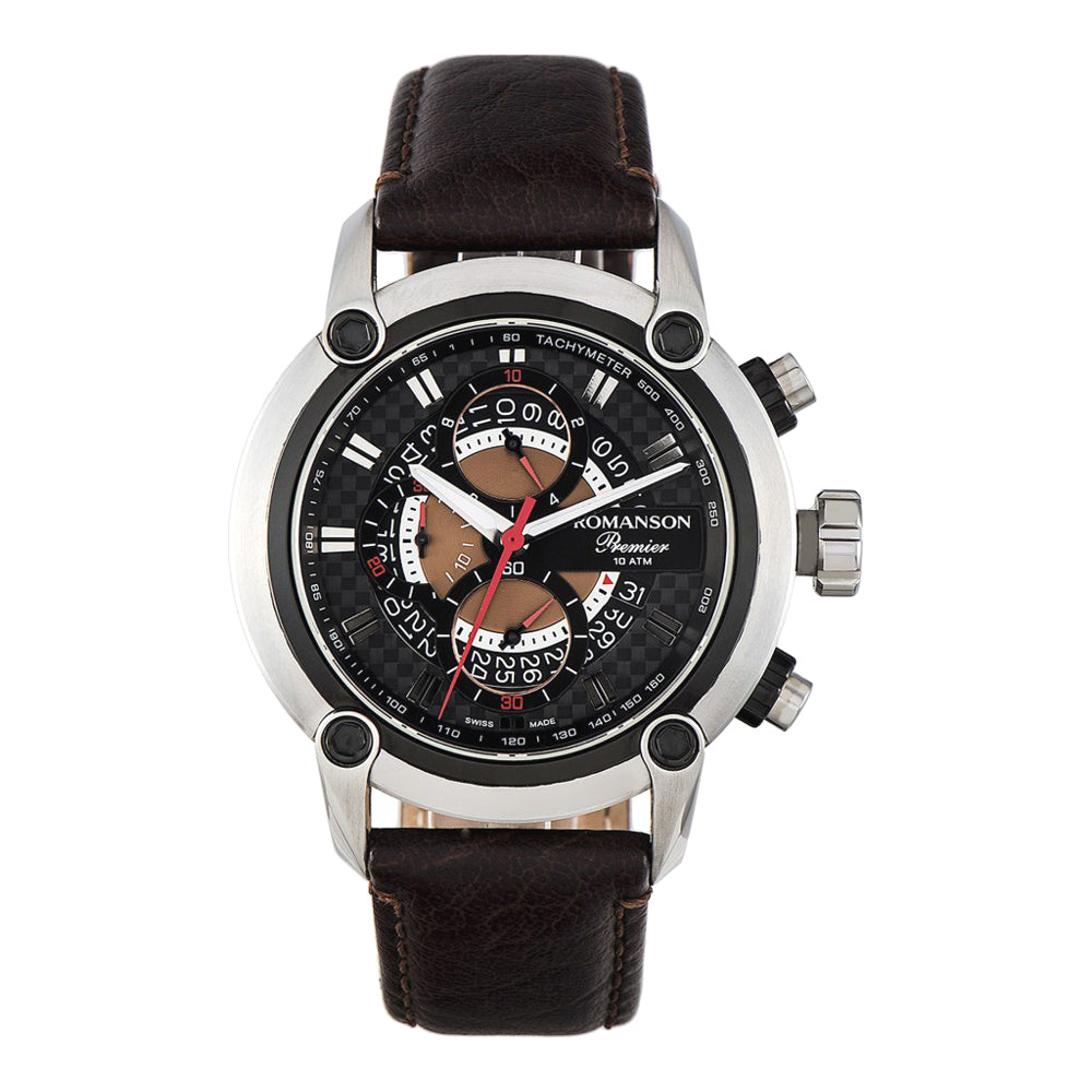 Romanson Premier PL2642HM1DA32W Mens Watch Chronograph