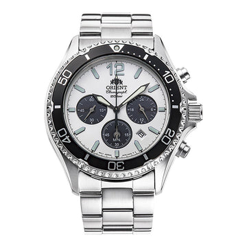 Orient Mako Solar Powered RA-TX0203S10B Mens Watch Chronograph